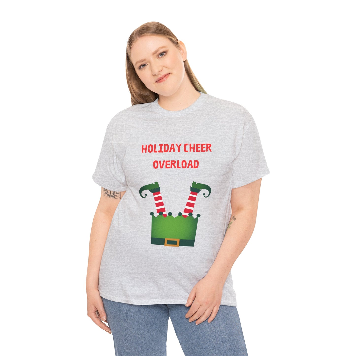 Holiday Cheer Overload Unisex Heavy Cotton Tee