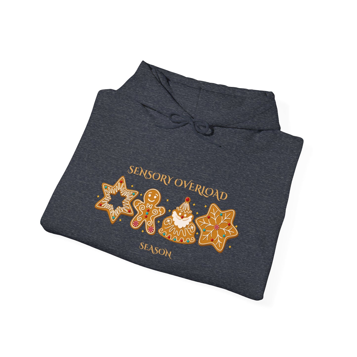 Sensory Overload Season Funny Holiday Hoodie for Neurodiverse