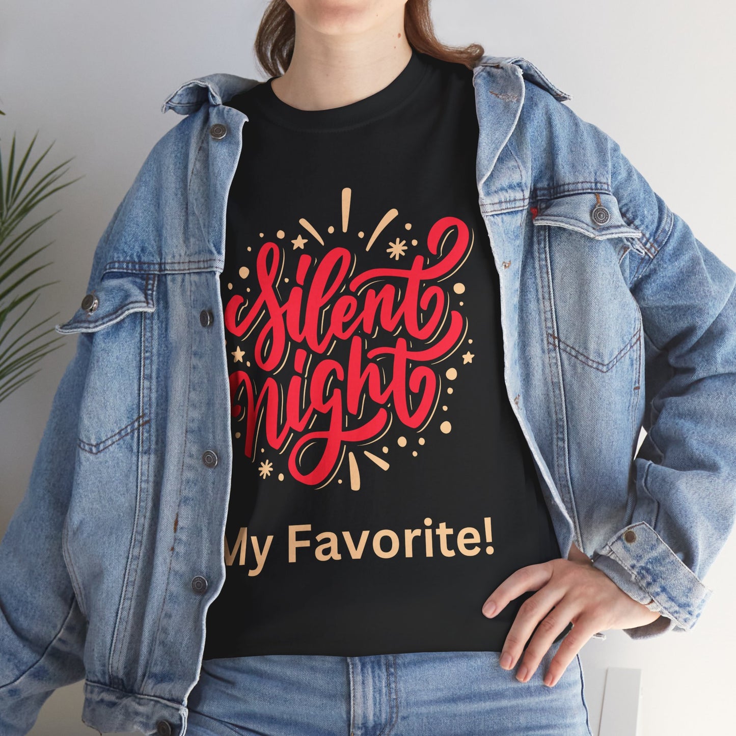 Silent Night, my favorite!  Unisex Heavy Cotton Tee