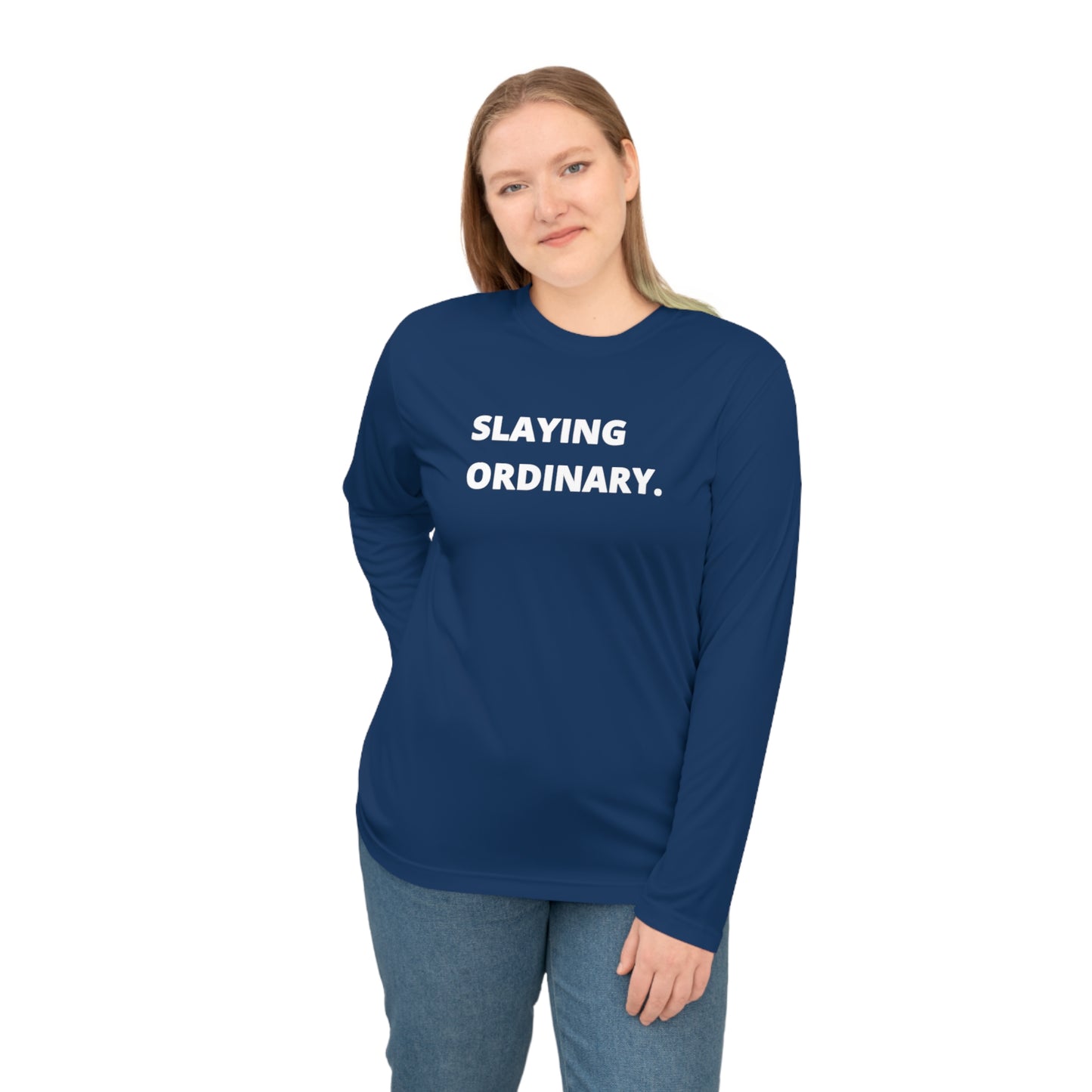 Unisex Performance Long Sleeve Slaying Ordinary Shirt