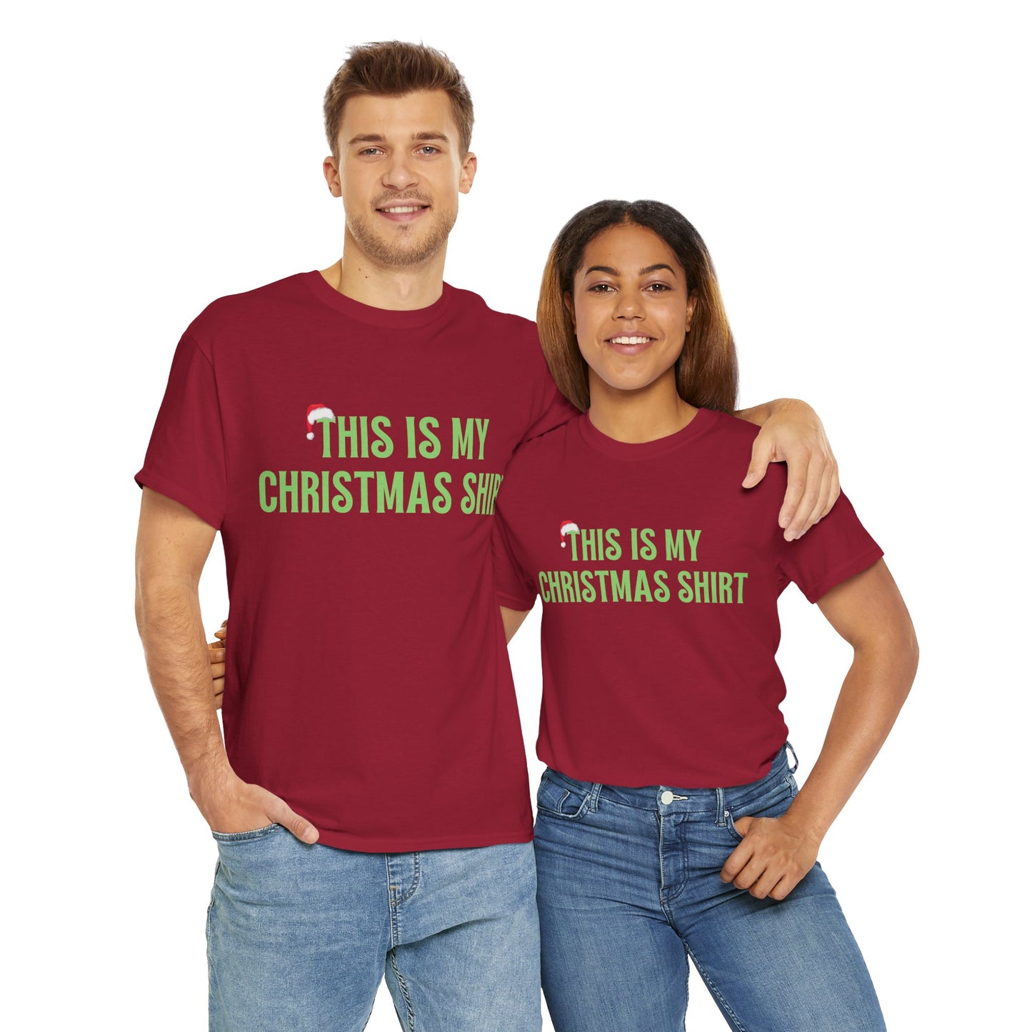 This is my Christmas Shirt Unisex Heavy Cotton Tee