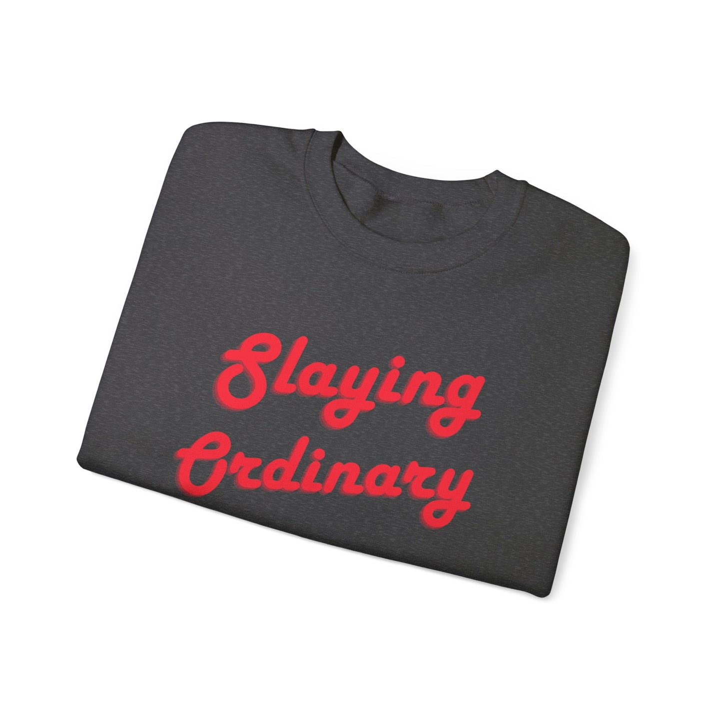 Sudadera unisex con cuello redondo y cuello redondo Slaying Ordinary