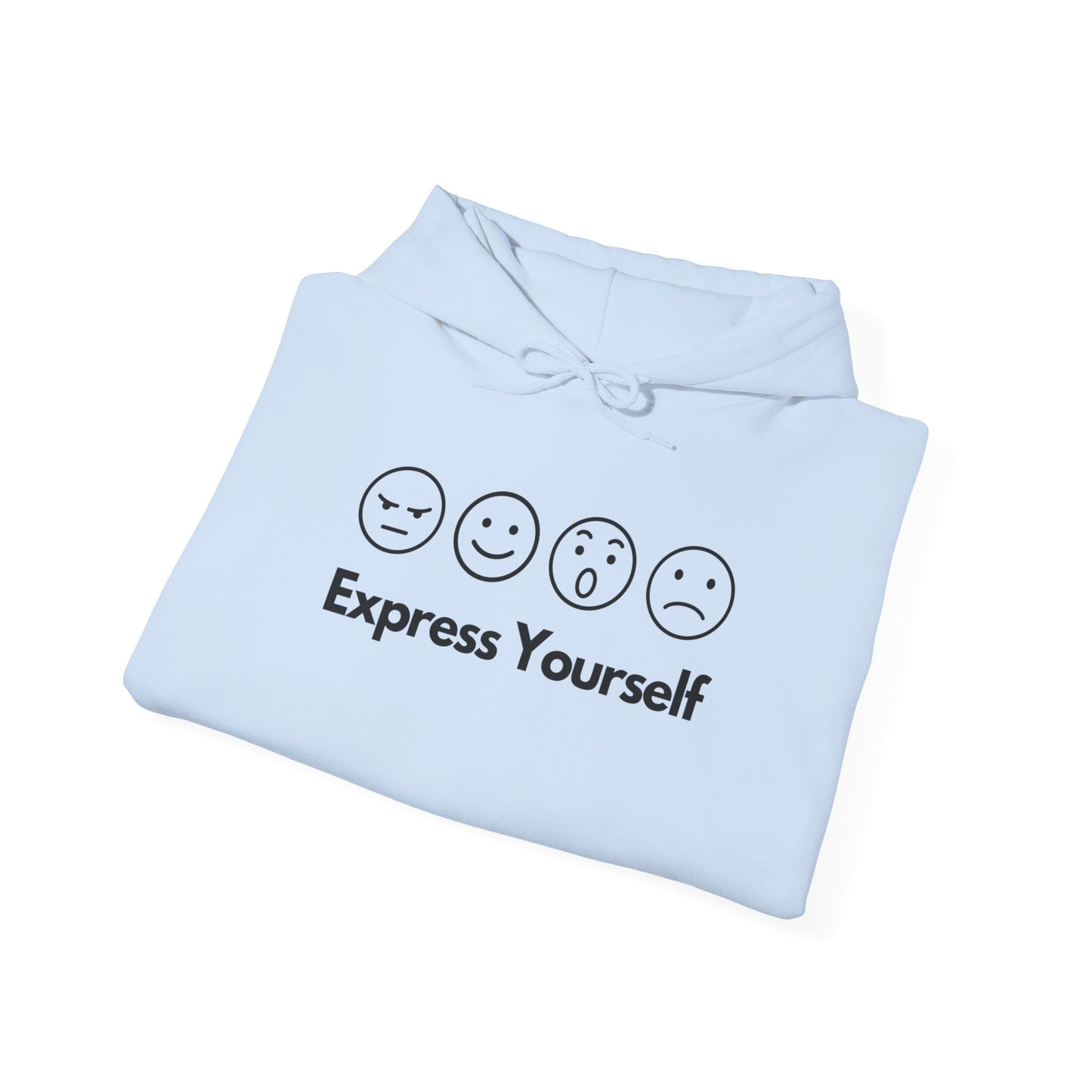 Unisex Heavy Blend™ Hooded Express Yourself Sweatshirt