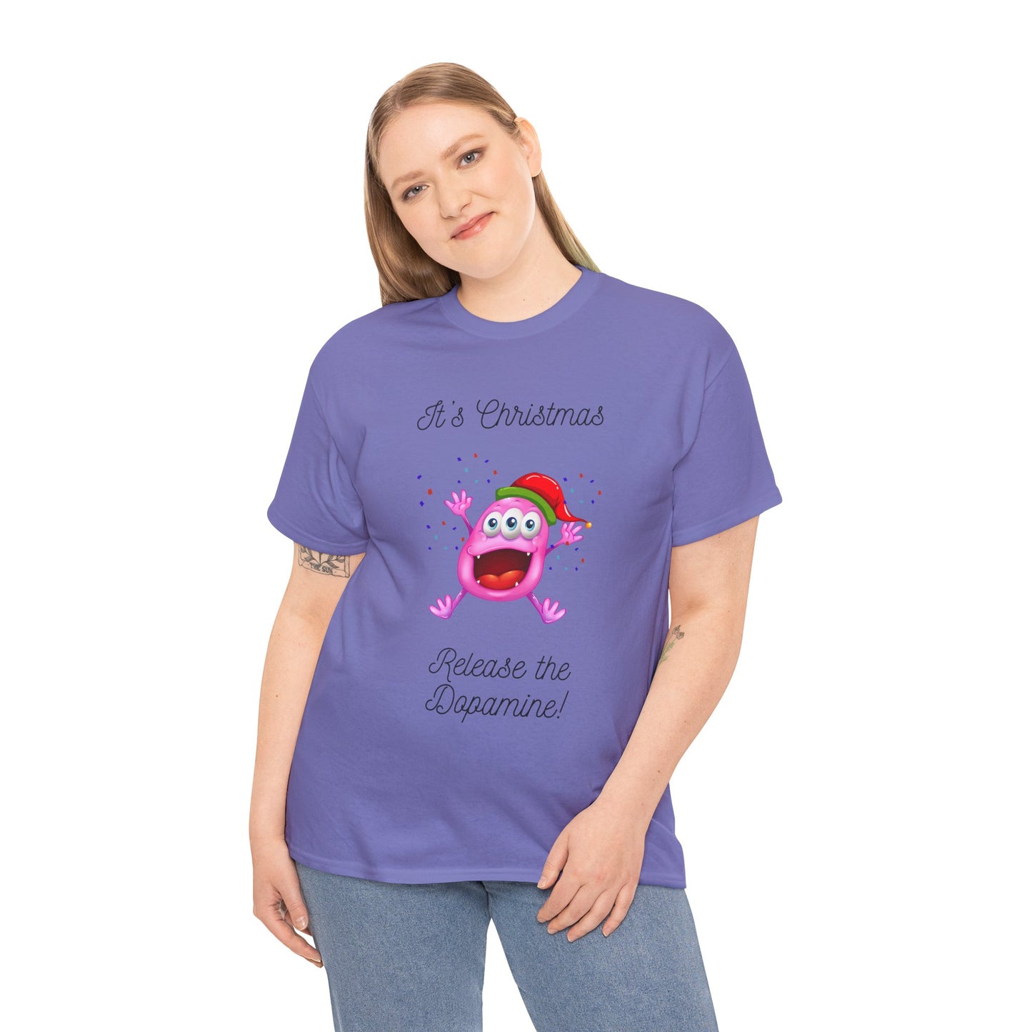 Christmas Dopamine Monster Unisex Tee