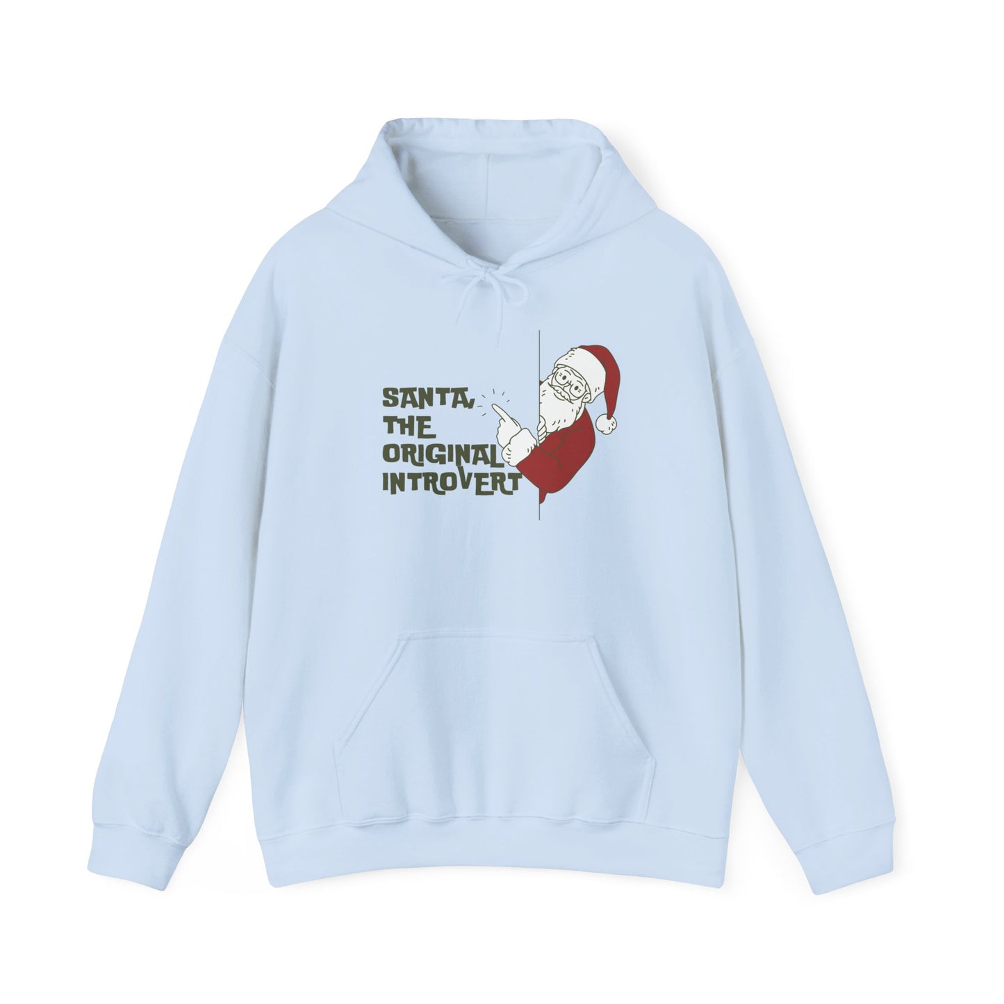 The Original Introvert Unisex Christmas Hoodie