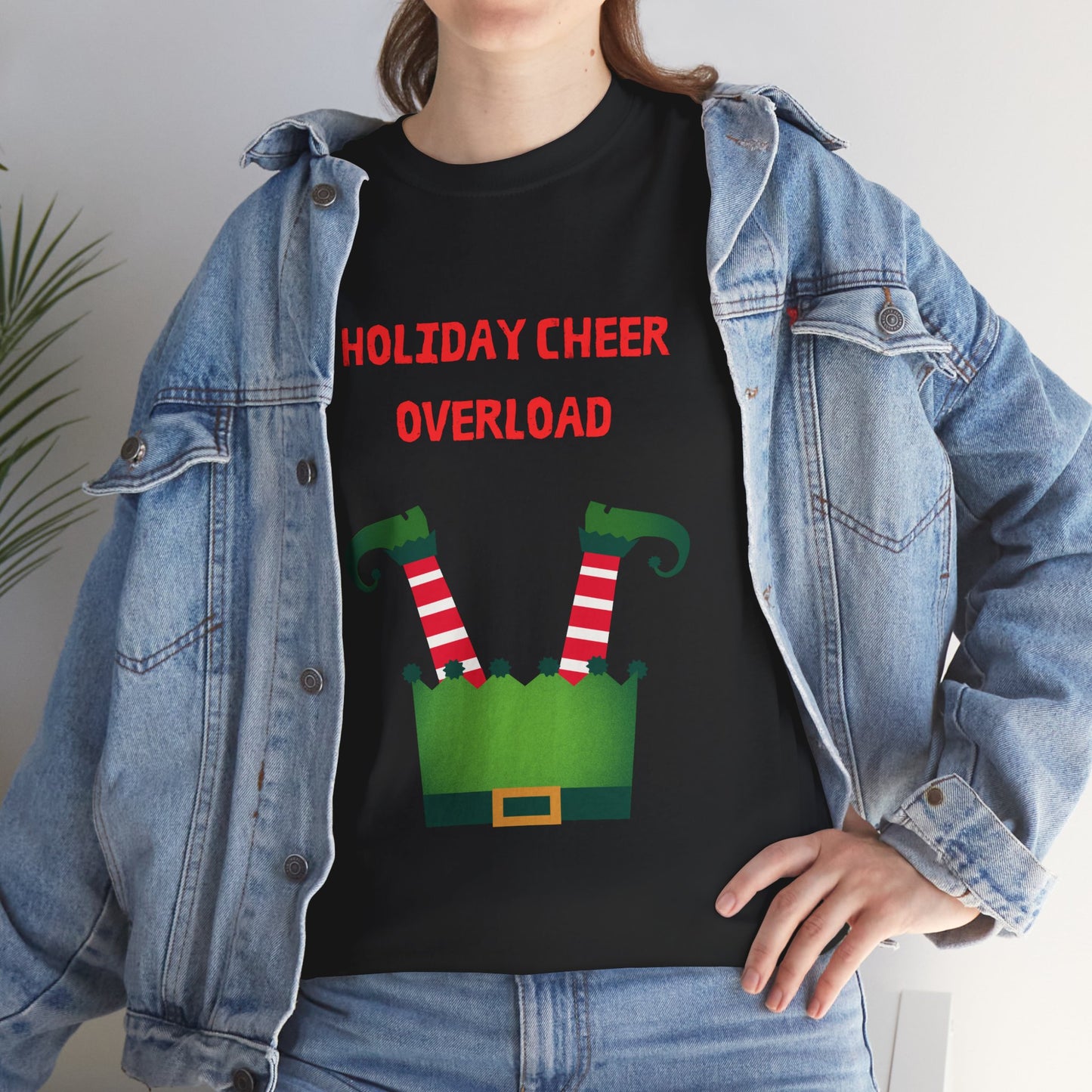 Holiday Cheer Overload Unisex Heavy Cotton Tee