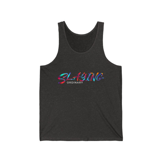 Unisex Jersey Tanktop Slaying Ordinary