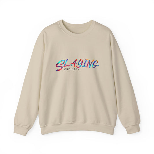 Sudadera unisex con cuello redondo y cuello redondo Slaying Ordinary