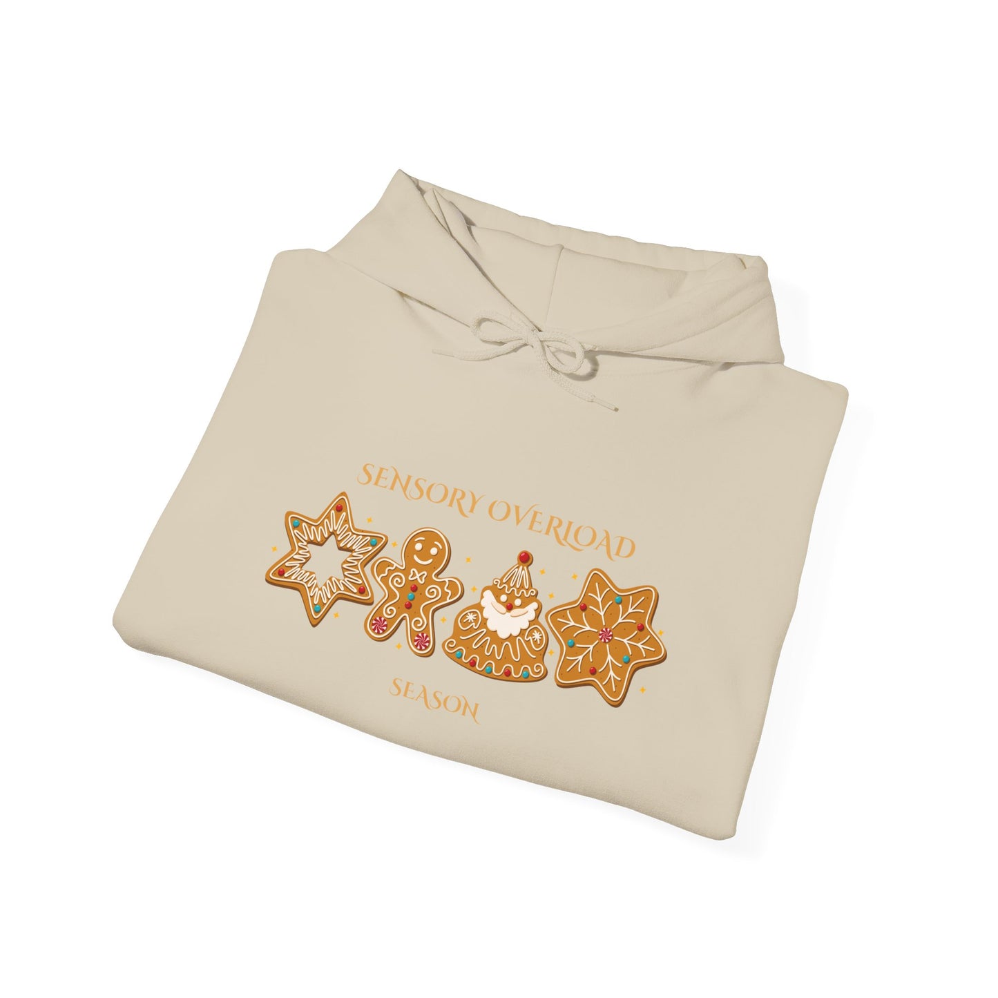 Sensory Overload Season Funny Holiday Hoodie for Neurodiverse