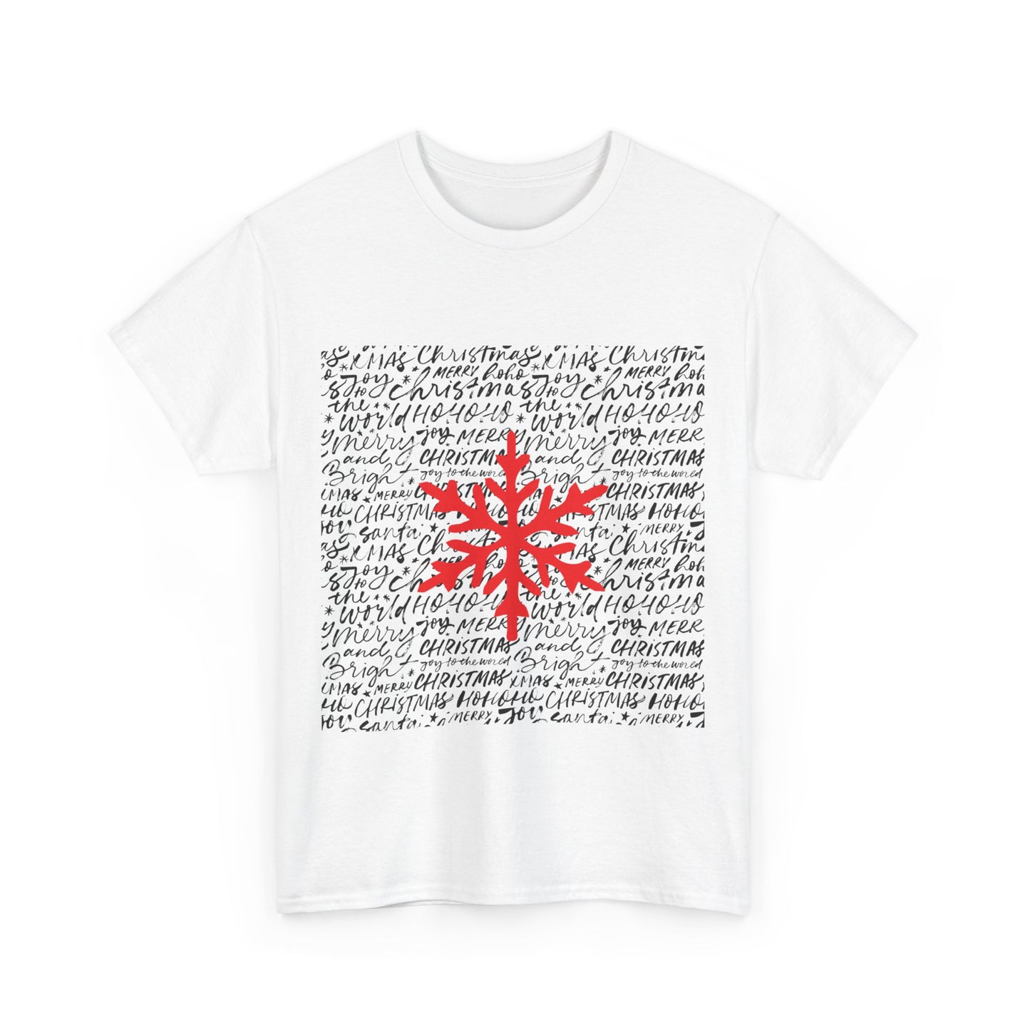 Merry Christmas Unisex Heavy Cotton Tee