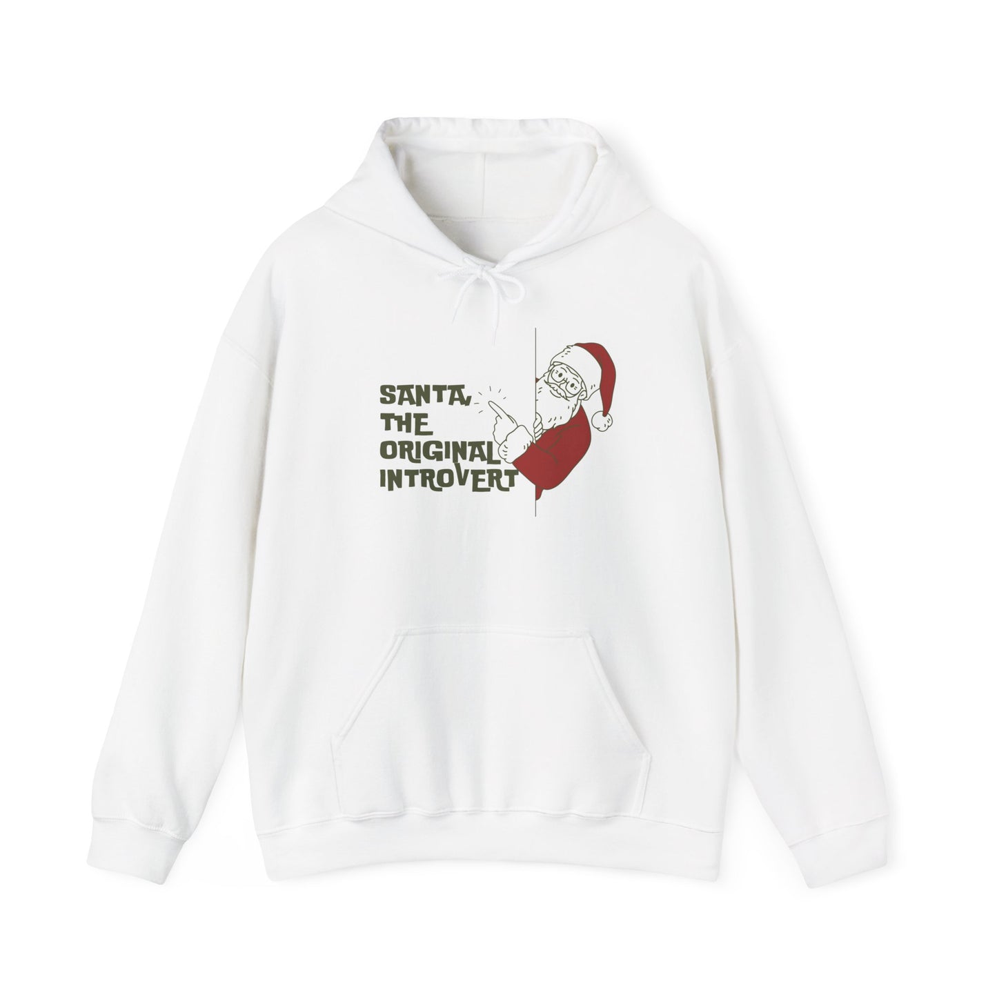 The Original Introvert Unisex Christmas Hoodie