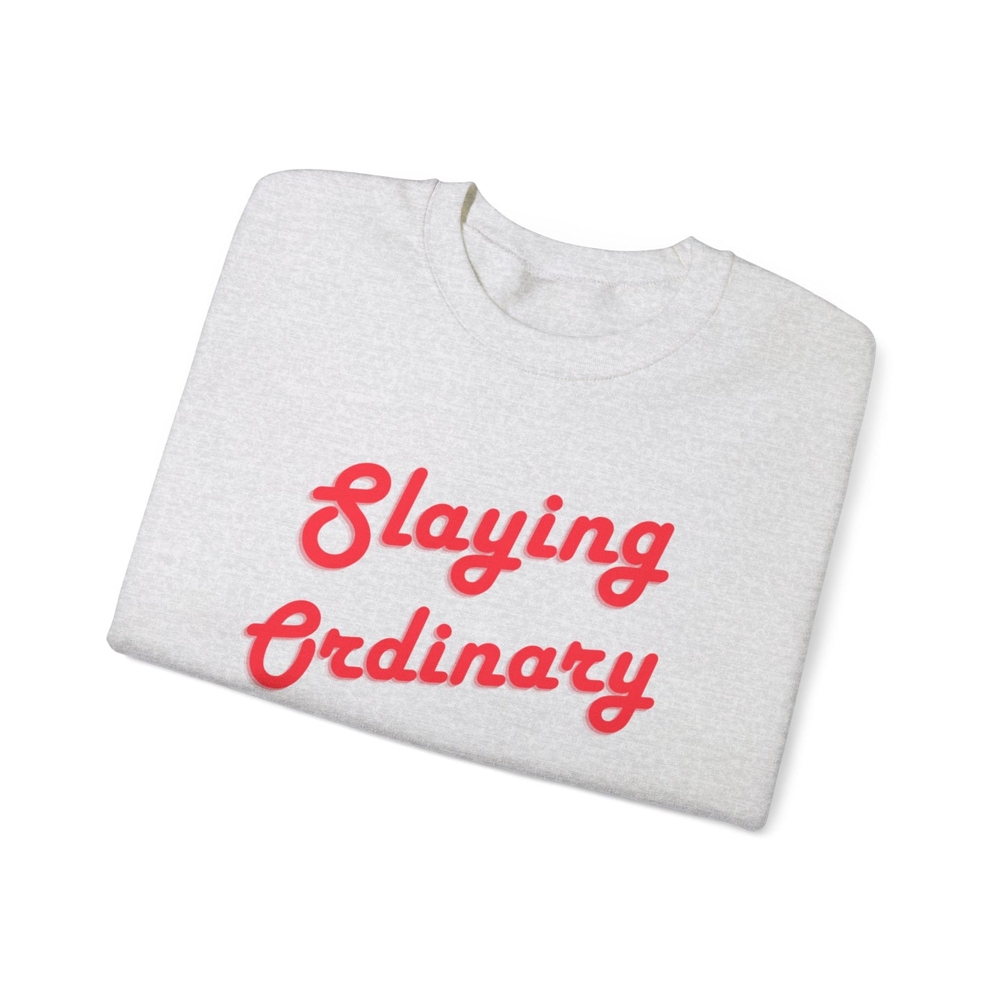 Sudadera unisex con cuello redondo y cuello redondo Slaying Ordinary