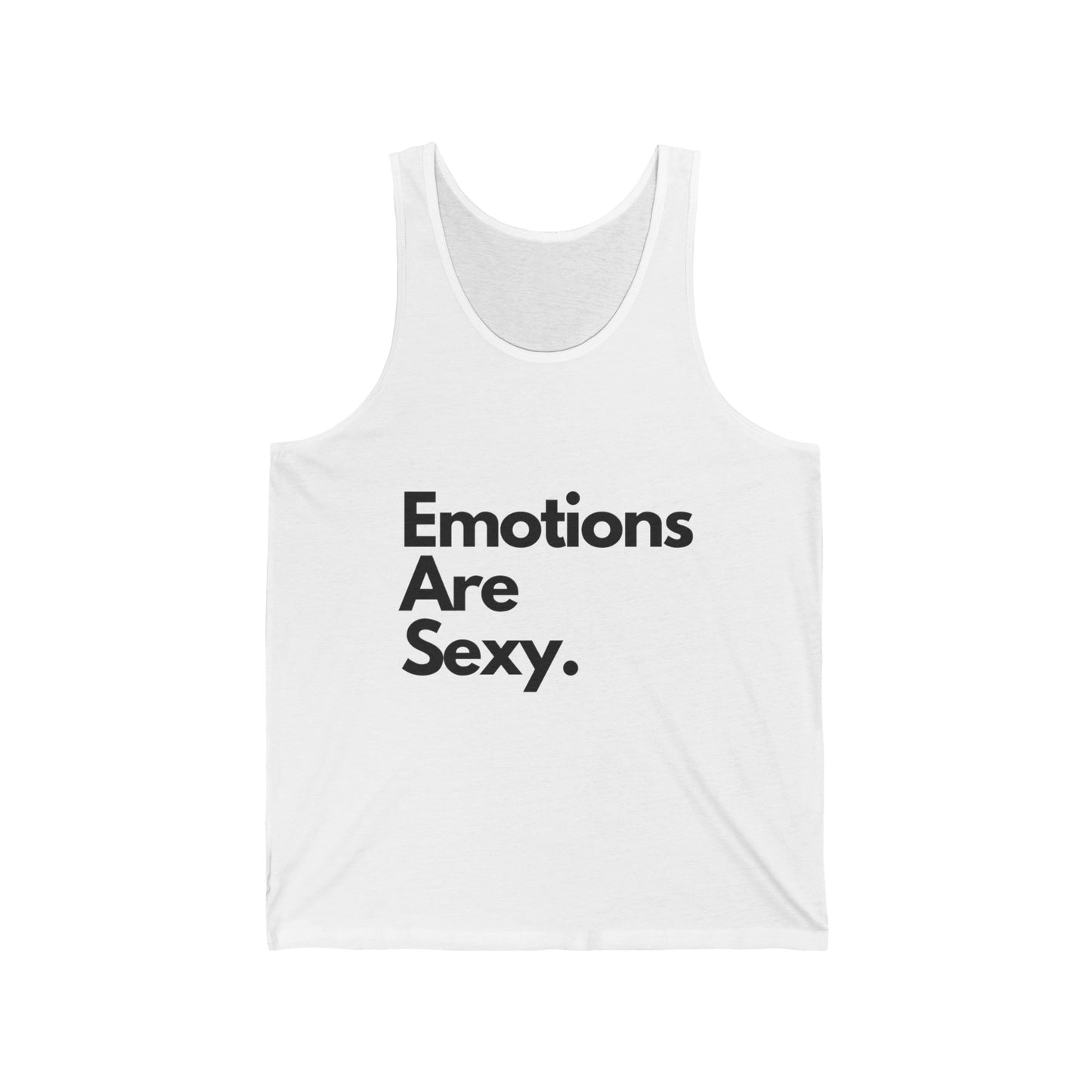 Unisex Jersey Emotionen sind sexy Tank