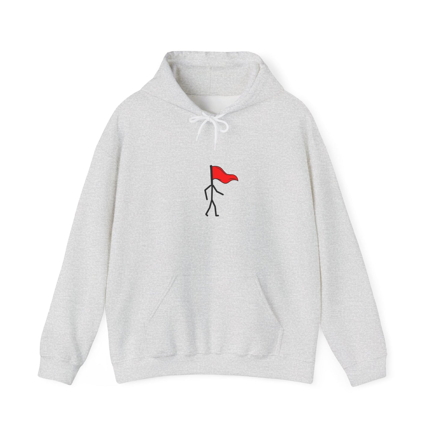 Walking Red Flag Unisex Heavy Blend™ Hooded Sweatshirt