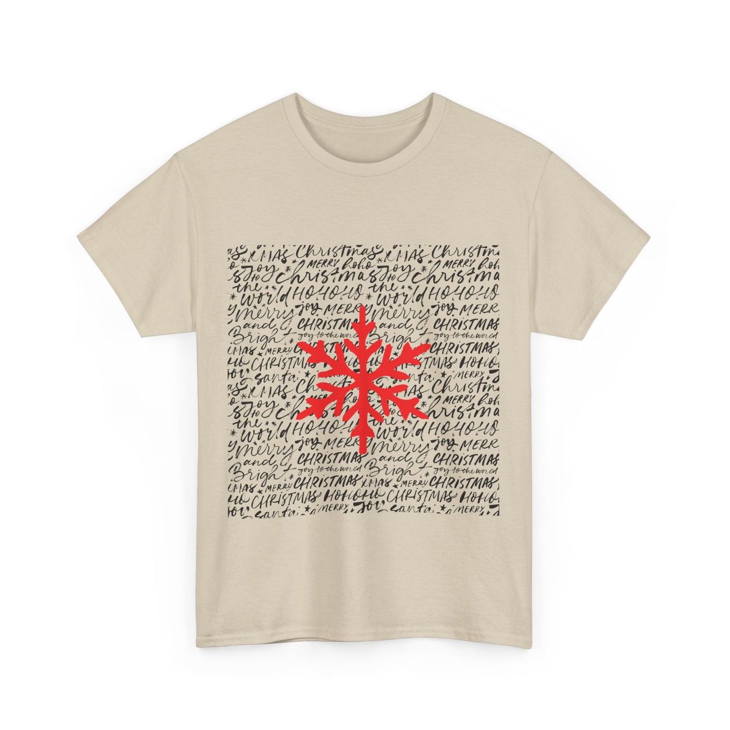 Merry Christmas Unisex Heavy Cotton Tee