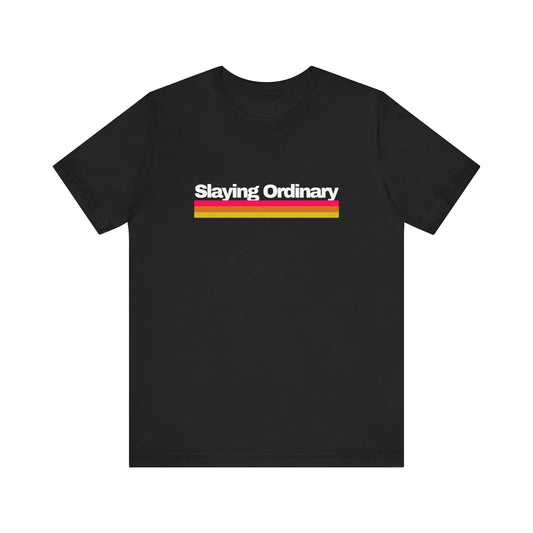 Camiseta unisex Jersey de manga corta Retro Slaying Ordinary