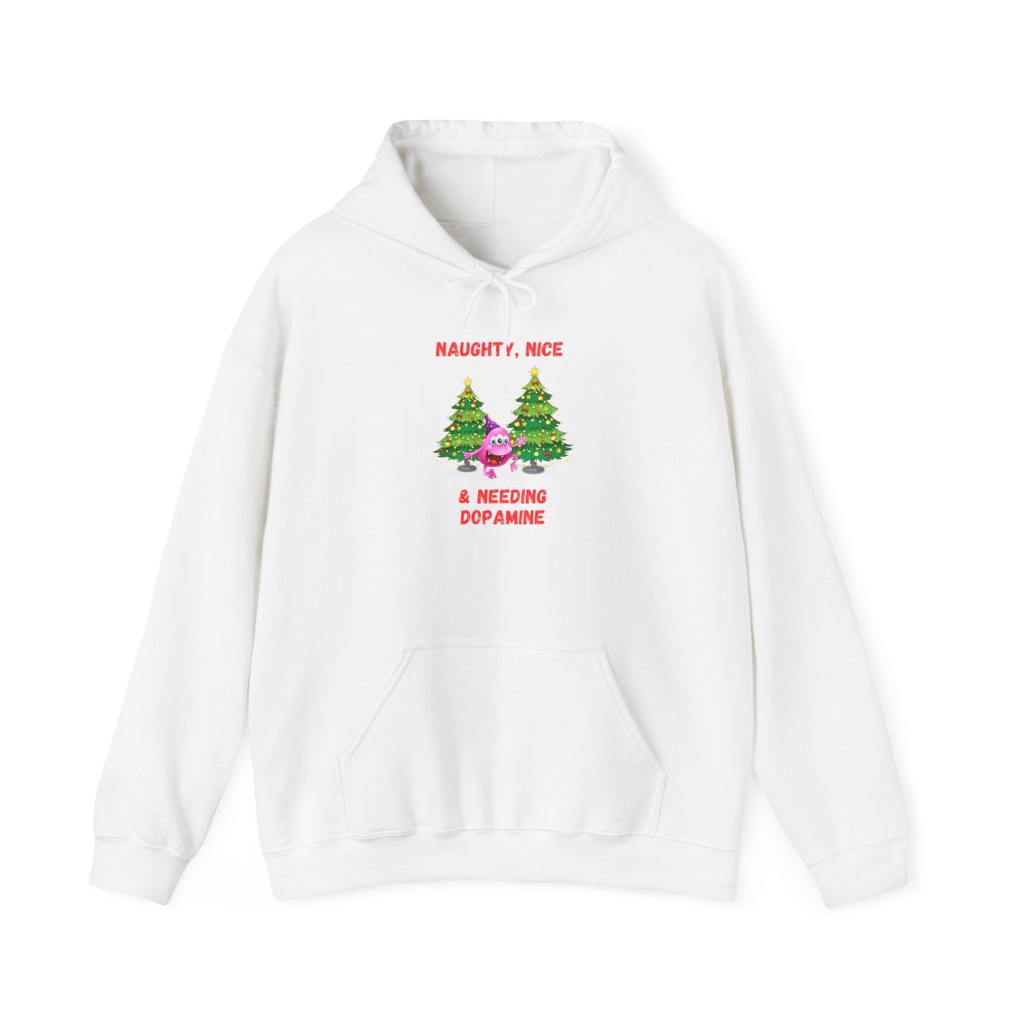 Dopamine Monster Holiday Hoodie for Neurodiverse