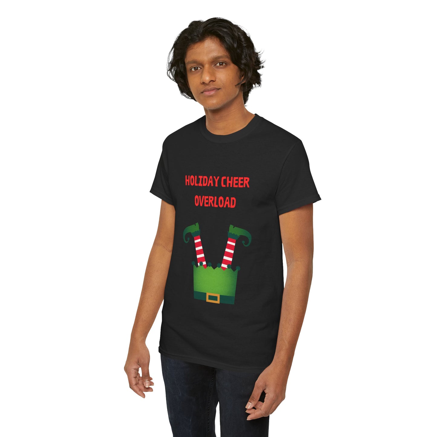 Holiday Cheer Overload Unisex Heavy Cotton Tee