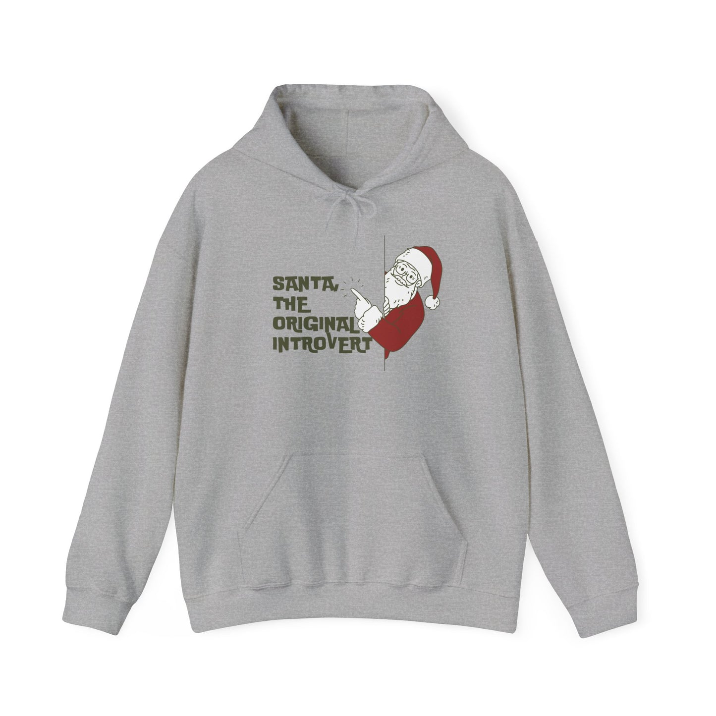 The Original Introvert Unisex Christmas Hoodie