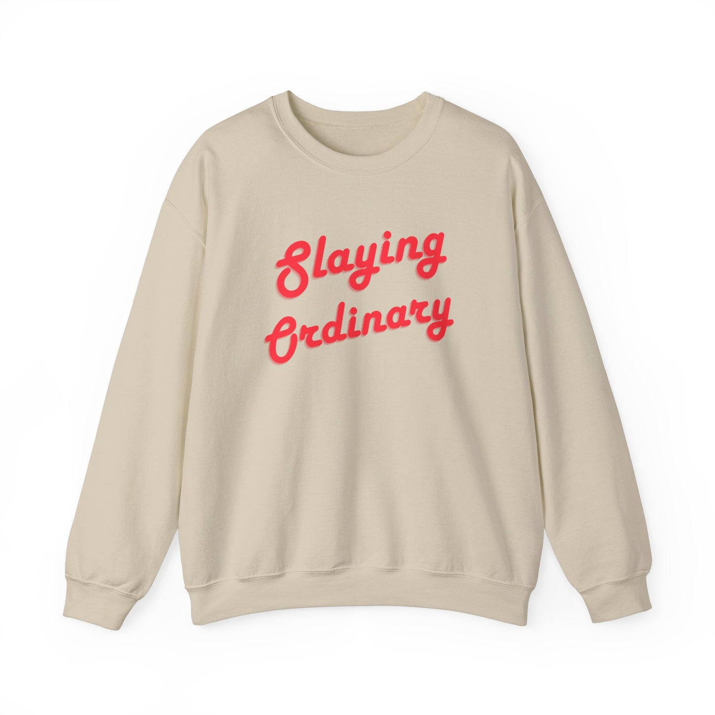 Sudadera unisex con cuello redondo y cuello redondo Slaying Ordinary