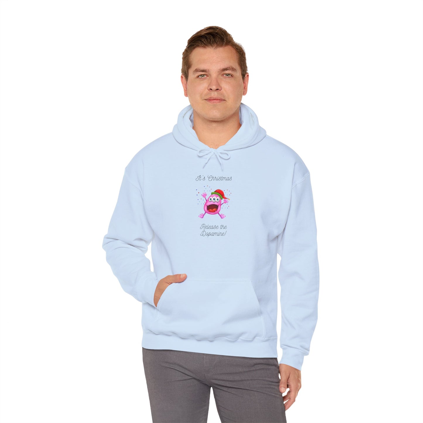 Christmas Dopamine Monster Unisex Heavy Blend™ Hooded Sweatshirt