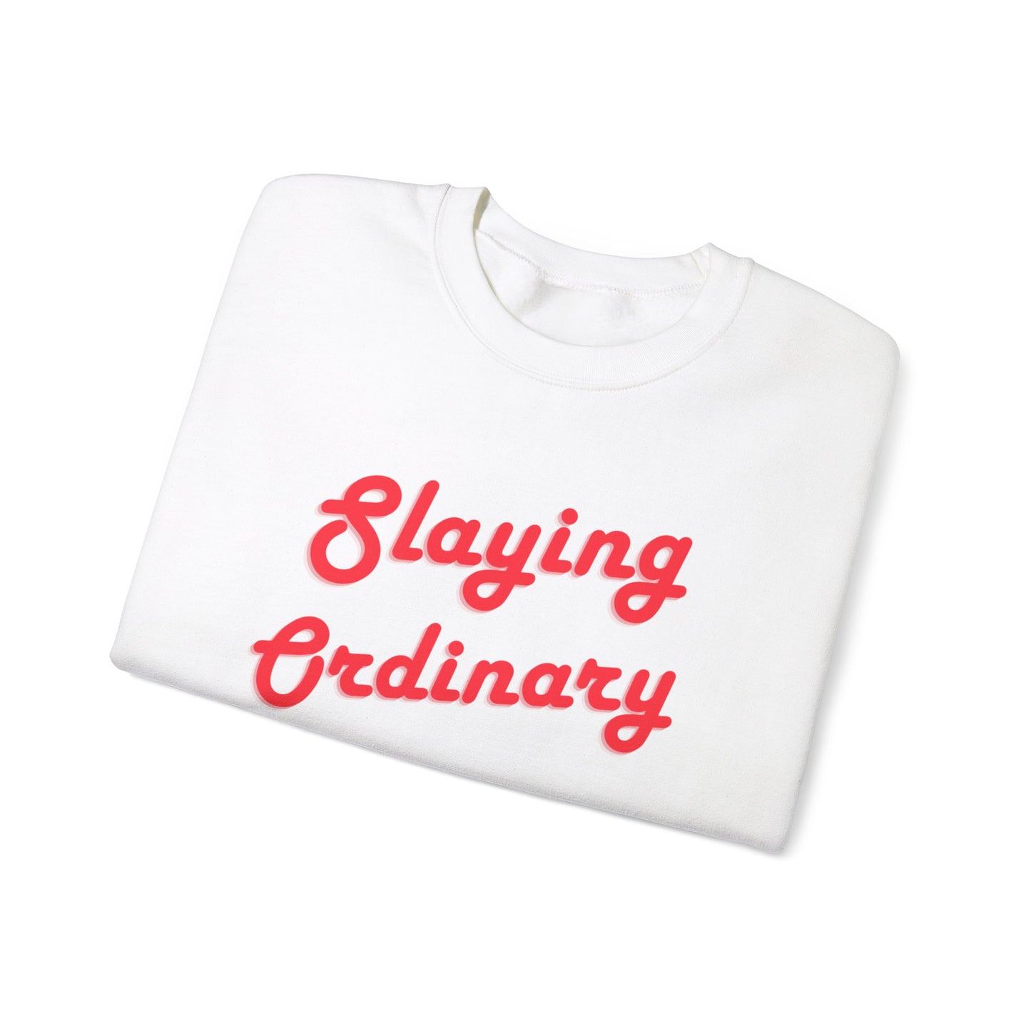 Sudadera unisex con cuello redondo y cuello redondo Slaying Ordinary