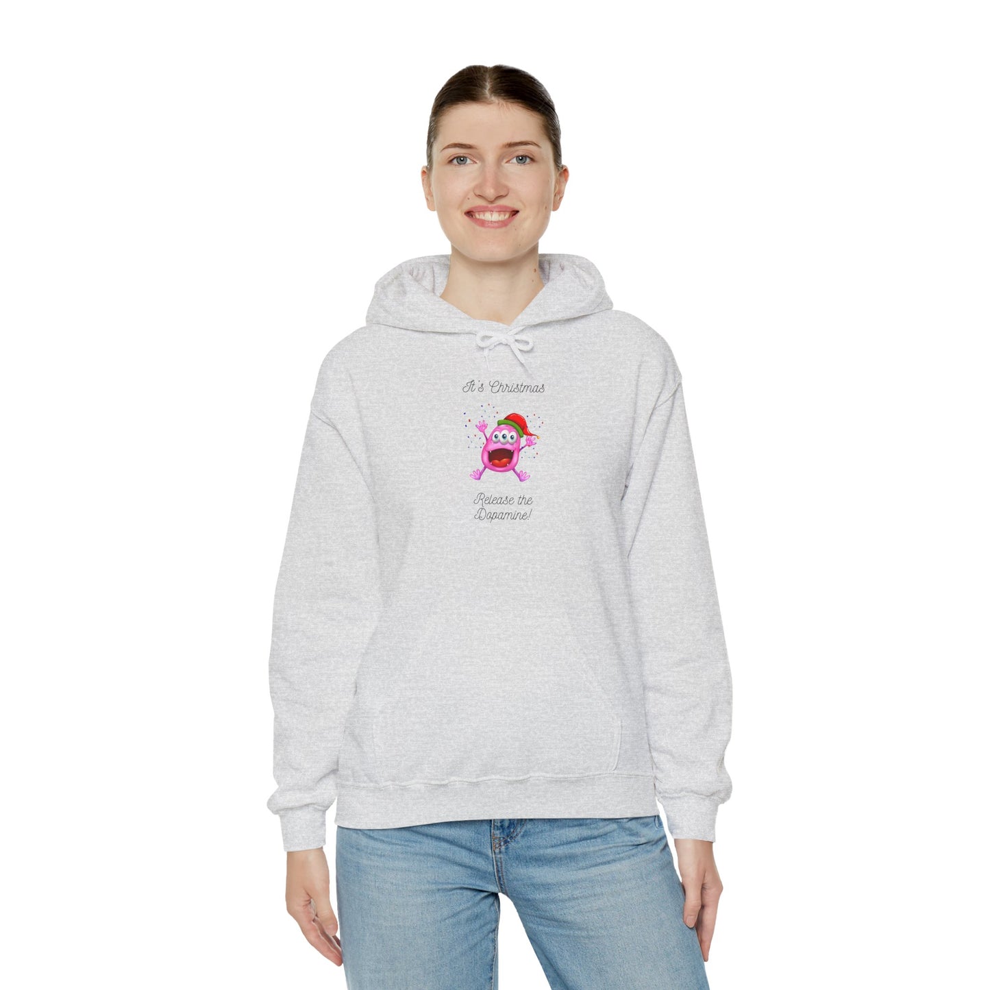 Christmas Dopamine Monster Unisex Heavy Blend™ Hooded Sweatshirt