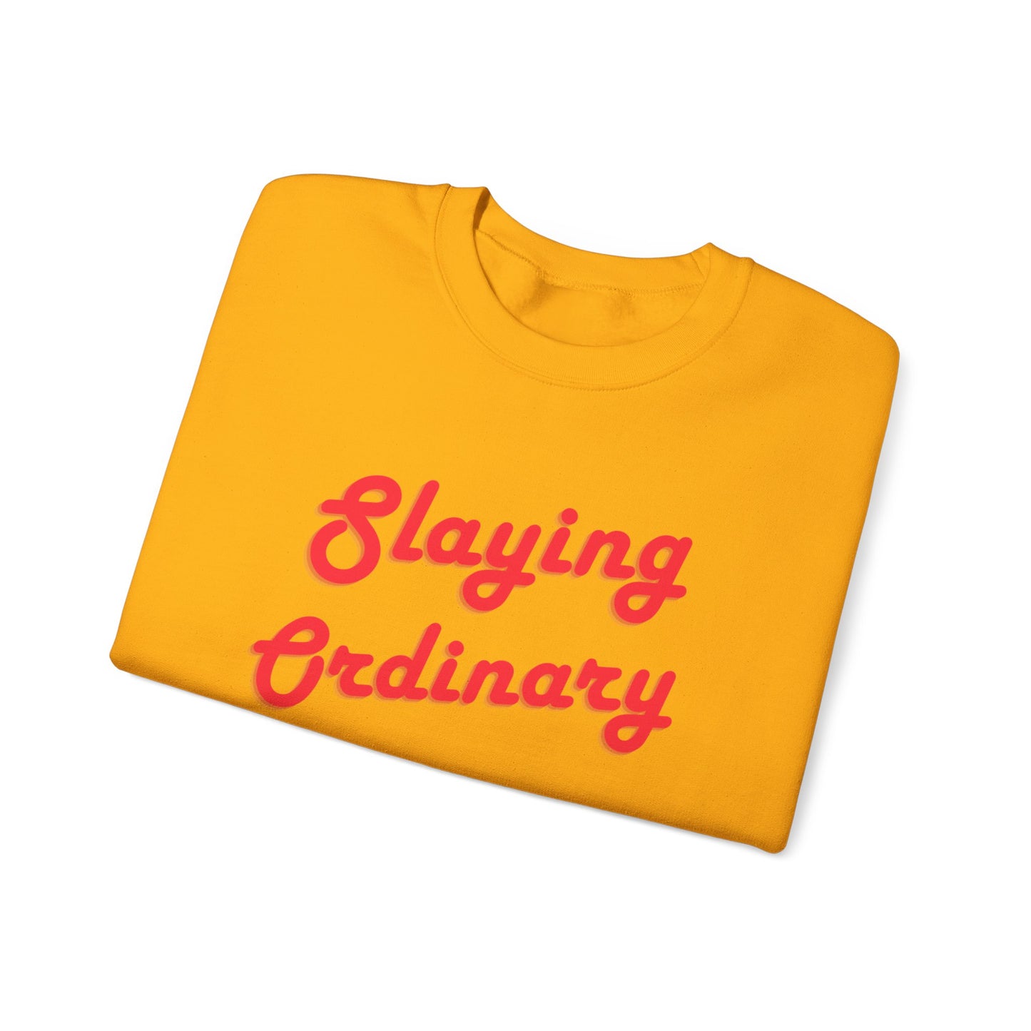 Sudadera unisex con cuello redondo y cuello redondo Slaying Ordinary