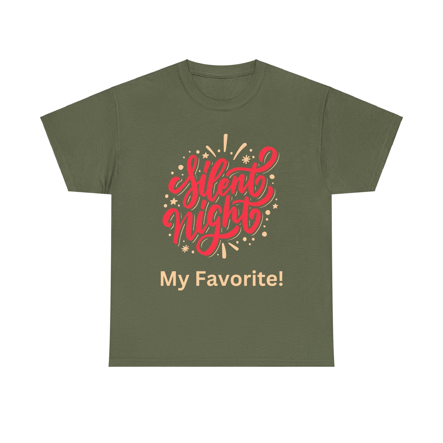 Silent Night, my favorite!  Unisex Heavy Cotton Tee