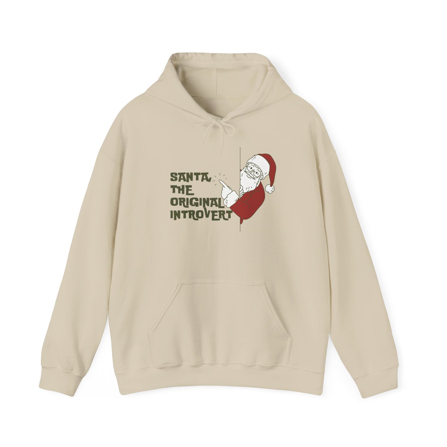 The Original Introvert Unisex Christmas Hoodie