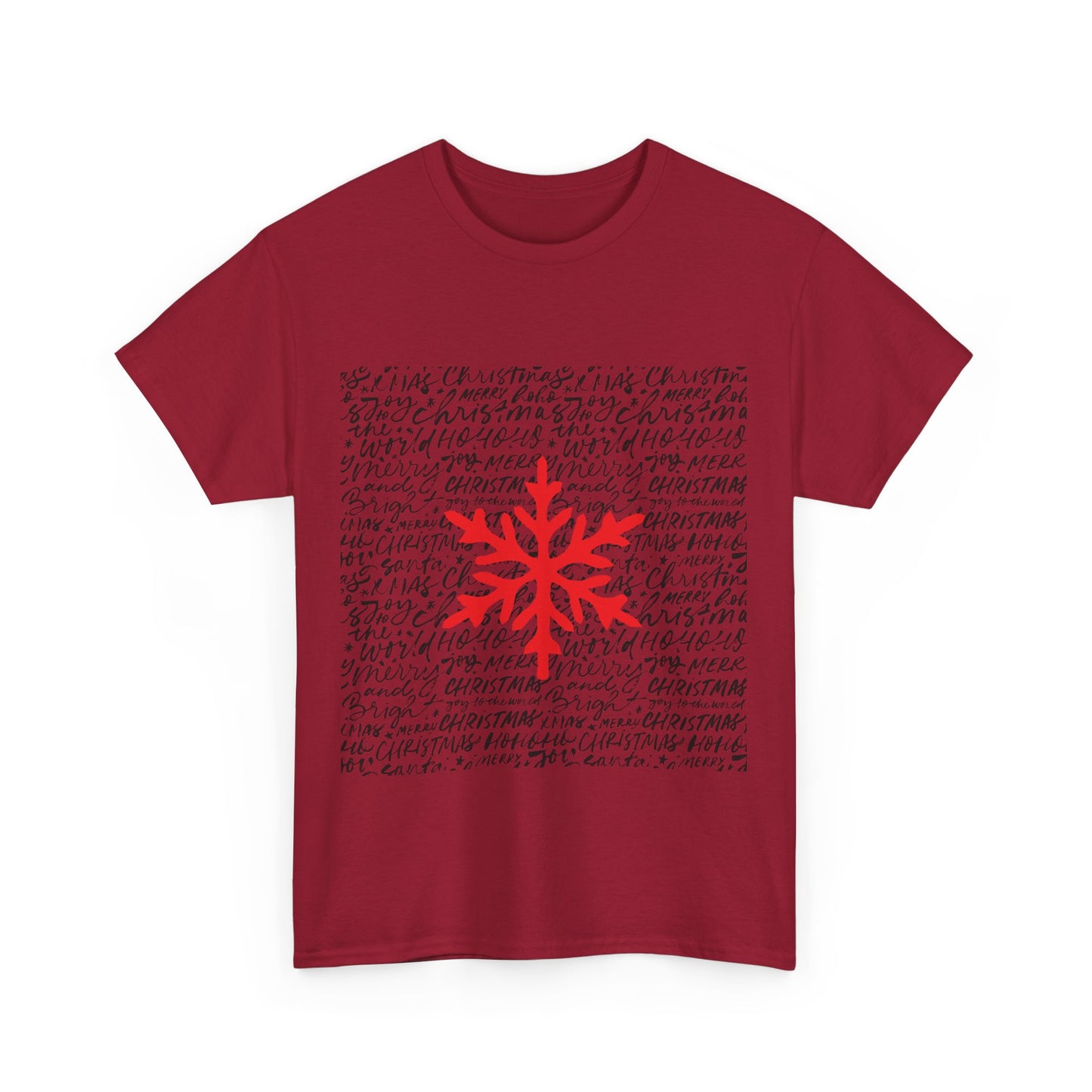 Merry Christmas Unisex Heavy Cotton Tee