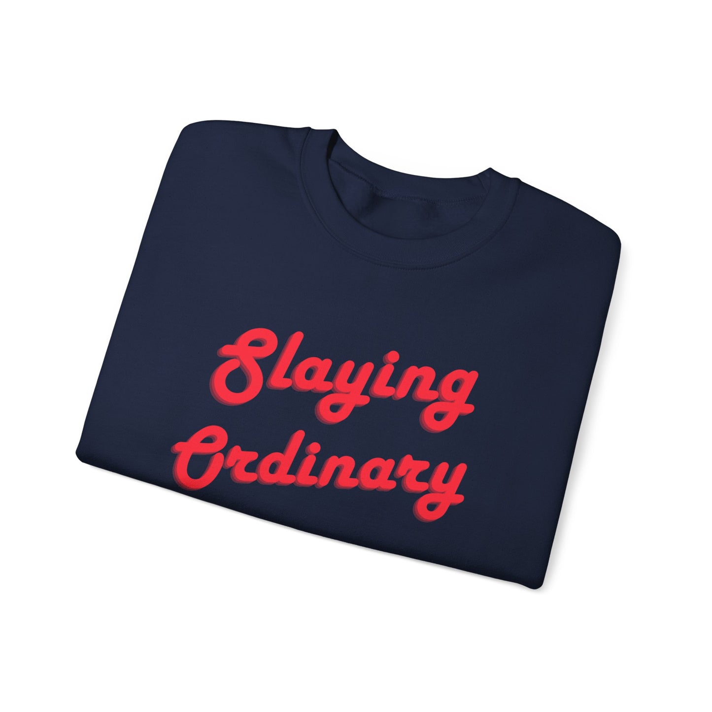 Sudadera unisex con cuello redondo y cuello redondo Slaying Ordinary