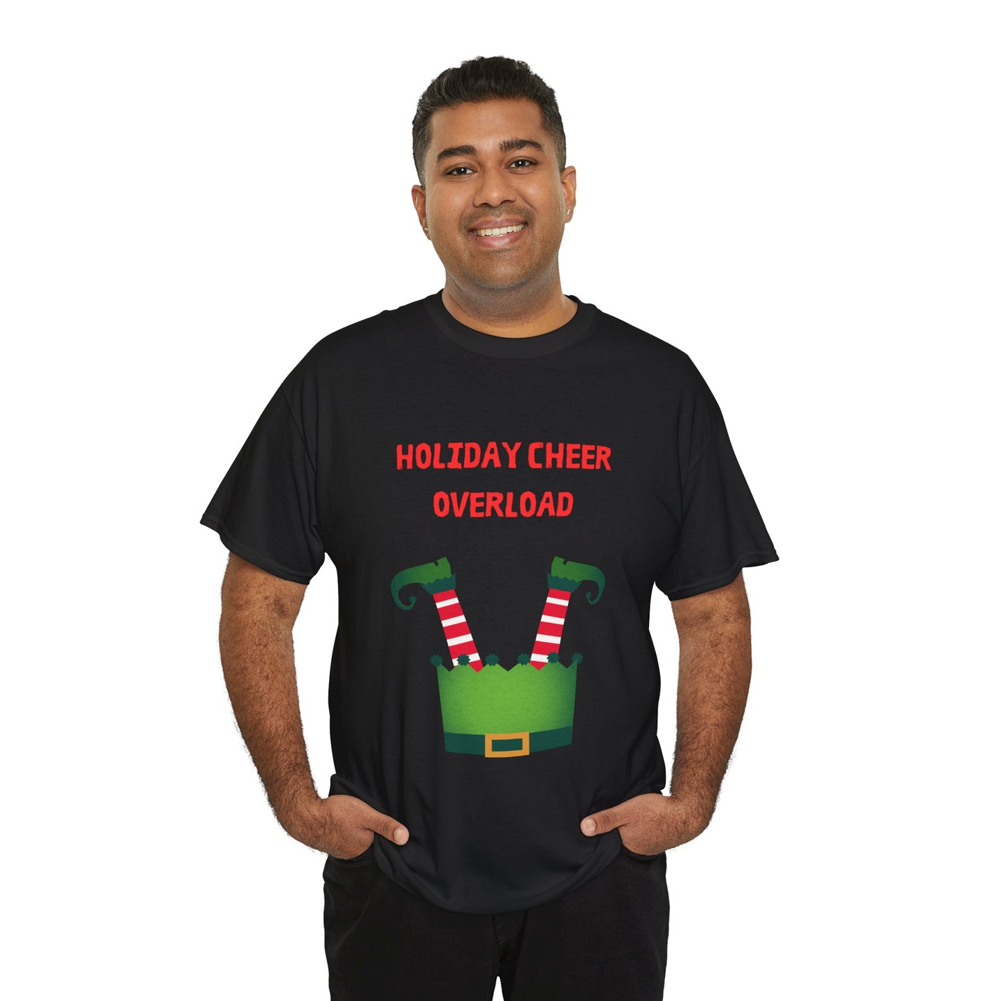 Holiday Cheer Overload Unisex Heavy Cotton Tee