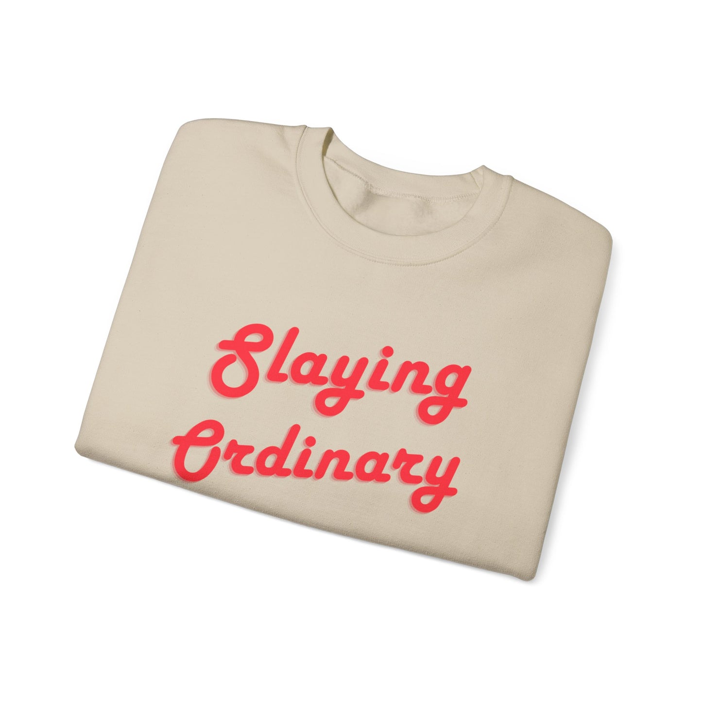 Sudadera unisex con cuello redondo y cuello redondo Slaying Ordinary