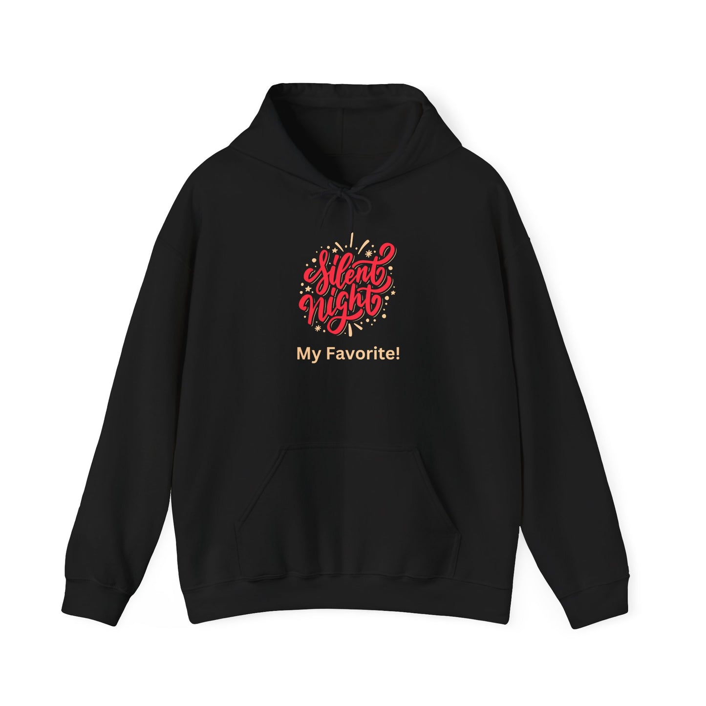 Silent Night Funny Holiday Hoodie for Neurodiverse