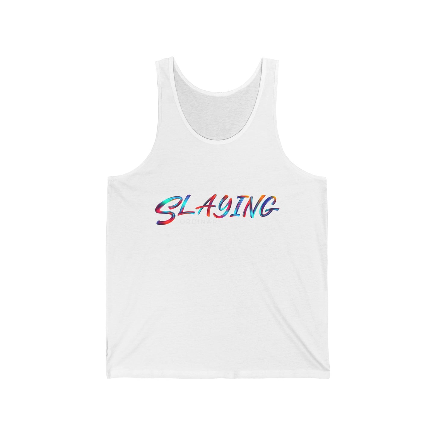 Unisex Jersey Tanktop Slaying Ordinary